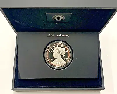 $79.95 • Buy 2017 American Liberty 225TH Anniversary Silver Medal, Box & COA