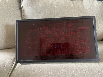 Microframe Model 900 5-Digit Remote LED Display Display In Red ￼ • $30