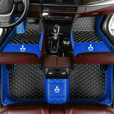 For Mitsubishi Custom Models Floor Mats Waterproof PU Leather Auto Carpets Mats • $41.65