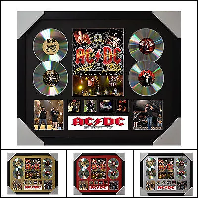 $96 • Buy ACDC 4CD Signed Framed Memorabilia Limited Edition - 2017 - Multiple Variations