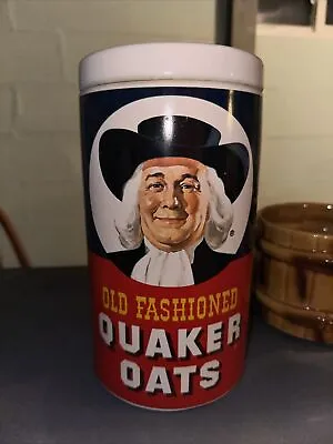 Vintage Ceramic Quaker Oats Oatmeal Container Cookie Jar • $22