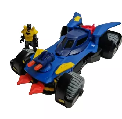 Imaginext DC SUPER FRIENDS Batman Action Figure With Batmobile Vehicle • $39.99