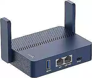  Pocket-Sized Wi-Fi 6 Wireless 2.5GbE Travel Router OpenVPN Wireguard  • $130.87