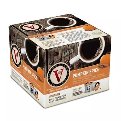 Pumpkin Spice Flavored Coffee Pods K-Cups Single Serve (42 Count) • $29.26