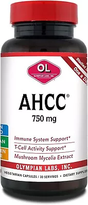 Premium AHCC Supplement–750mg Of AHCC Per Capsule–Supports Immune Health Liver  • $147.39