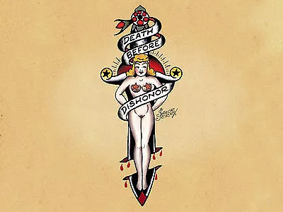 Sailor Jerry Tattoo Vintage SJT24 Poster Art Print A3 A4 BUY 2 GET 1 FREE • £4.29