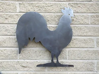 Cockerel Silhouette In Mild Steel For Weathervanes Or Features In Gates  • £30.50