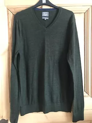 Linea ‘The Prestwick’ Jumper 100% Pure Merino Wool Men's Size M • £2.50