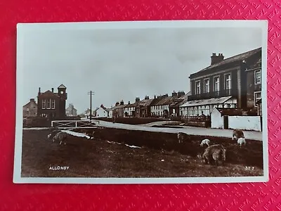 Allonby Village And Reading Rooms Nr Maryport Sheep Real Photo • £3.50