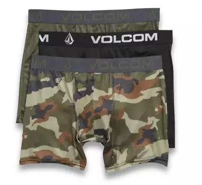 Volcom Boxer Briefs / Underwear - NEW Mens XL 3-Pack Multi-Color / #42224-A5 • $20.96