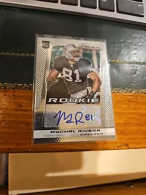 Mychal Rivera 2013 Panini Prizm Rookie Auto RC #305 Raiders Tennessee Vols • $2.70