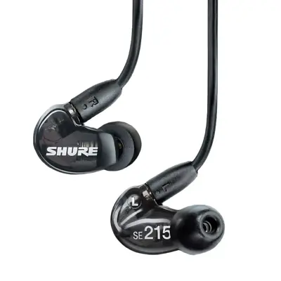 Shure SE215 In-Ear Professional Sound Isolating Headphones Wired Black US • $49.99