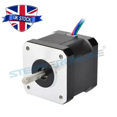 Nema 17 Stepper Motor 0.9deg 0.36Nm 0.9A 42x39mm 4-wire CNC 3D Pinter Extruder • £19.33