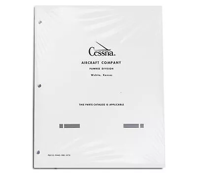 1970-77 CESSNA 150 SERIES Printed Parts Catalog Aircraft Manual • $109.58