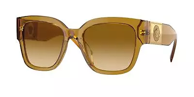 NEW Versace 4437U Sunglasses 53472L Honey 100% AUTHENTIC • $202.77