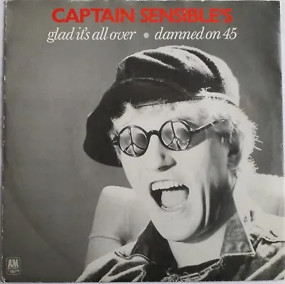 Captain Sensible - Glad It's All Over - 7  Vinyl Single • £3.99