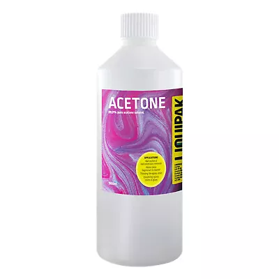 £9.20 • Buy PURE ACETONE 500ml Acrylic Nail Remover Nail Polish Remover 99.9% 500ml 