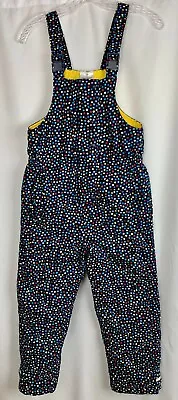 Hanna Andersson Blue Polka Dot Snow Overalls Sz 14 Or US 10 (11448) • $25.64