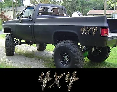 4x4 Realtree Camo Truck Redneck Diesel Pick Up Off Road Sticker Decal Country   • $12.99
