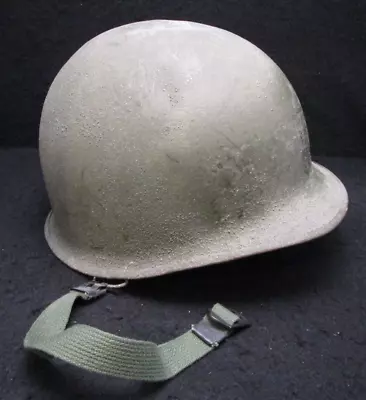 WWII Vietnam US Army M1 Helmet Steel Swivel Bale Front Seam P55 Liner • $110