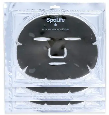 $6.99 • Buy Spa Life Ultimate Hydrogel Collagen Dead Sea Mud Facial Mask 3 Pack