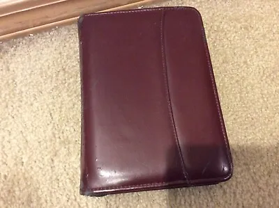 Vintage Day Runner Running Mate Edition Leather Compact Daily Planner • $25