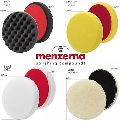 Polishing Pad Polishing Sponge Velcro Closure Menzerna Standard Quality 150 Mm • $11.85