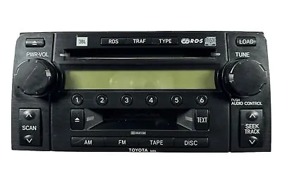 Toyota OEM JBL Radio AM/FM 6 Disc CD Cassette 4Runner 86120-35201 • $100