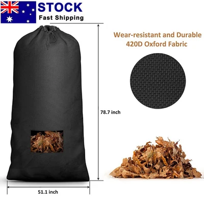 $42.76 • Buy 420D Lawn Tractor Leaf Collection Bag Heavy Duty Leaf Bag For Riding Lawn Mower