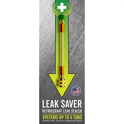 Leak Saver Direct Inject Refrigerant Leak Sealer For HVAC And Automotive Systems • $35.95