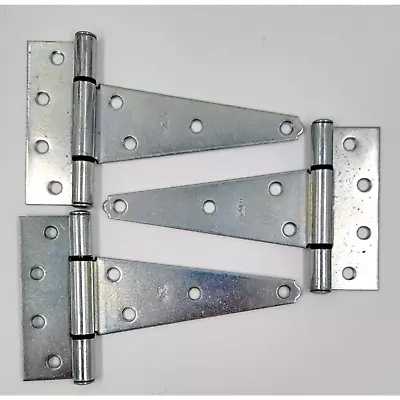 6  Heavy Duty Tee Hinges National Hardware Zinc Plated Steel N129-171 Lot Of 3 • $16