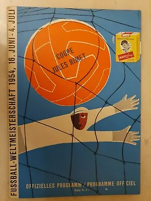 £459.99 • Buy 1954 BRAZIL V HUNGARY 27 June World Cup Quarter Final Programme & Incert