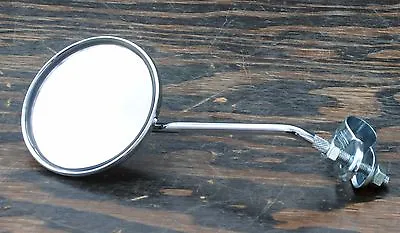 Chrome Round Bicycle Mirror Lowrider Chopper Cruiser Vintage Schwinn Bike Fixie • $14.98