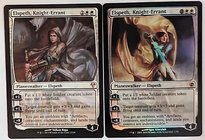 Elspeth Knight-Errant (×2) (Elspeth Vs. Tezzeret×1 & Modern Event Deck 2014×1) • $14