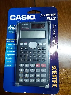 Casio Fx-300MS PLUS Scientific Calculator 2-Line Display - NEW UNOPENED • $33.70