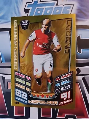 Match Attax 12/13 Legend Freddie Ljungberg • £1