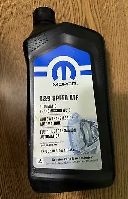 Mopar 68218925AB Automatic Transmission Fluid For ZF 8 And 9 Speed 1 Quart ATF • $28