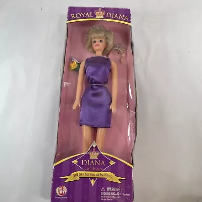 Vintage ROYAL DIANA Doll BARBIE Purple Dress NEW IN BOX 12 Inches Free Shipping • $25