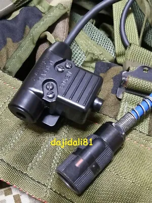 PELTOR Black Connector Ver. U94/TCA-U94 Tactical PTT For PRC148 152 MBITR Radio  • $64.80