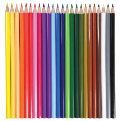 18 X LARGE COLOURING COLORING PENCIL PACK FOR SCHOOL CLASS CHILDREN/KIDS ART • £2.99