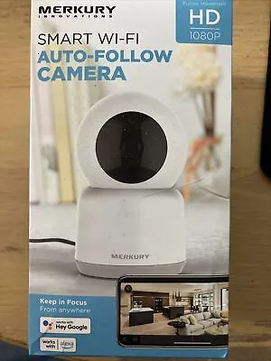 Merkury Innovations Smart AutoTracking Security Camera WiFi (MI-CW035-199)™ • $25