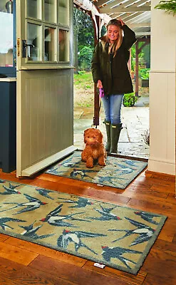 £77.89 • Buy Hug Rug  (Birds 1) 65x150cm Dirt Trapper Door Mat / Runner Machine Washable  
