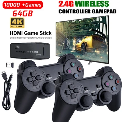 $35.33 • Buy 2.4G Wireless Game Controller Gamepad Joystick 3000/10000 + Classic Retro Gaming