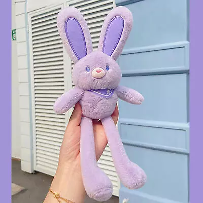 Bunny Keychain Plush Funny Plush Rabbit With Pull Ears Pull The Rabbit New • $13.24