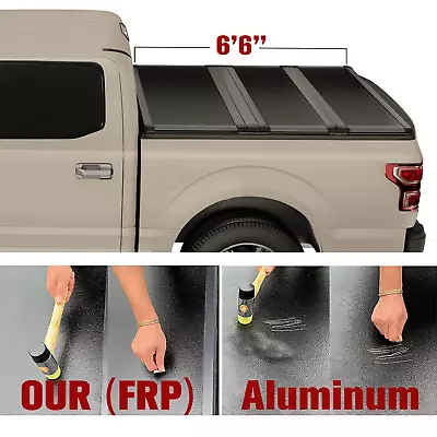 |FRP| Tonneau Cover For 2004-2014 F150 Truck Bed 6.5FT Hard Tri-Fold • $439