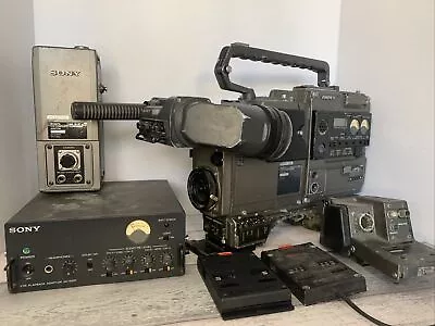 Sony Ampex CVR5 3CCD Betacam SP Camcorder & Accessory Kit **Rare** • £179.99