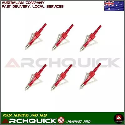 NEW Archery Hunting Broadhead 3 Blade 100grain Compound Recurve Bow Hunting • $27.45