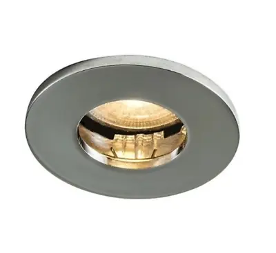 Colours Chrome Effect Non-adjustable LED Warm White Downlight 5W IP65 Recessed • £8.99