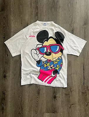 Vintage Walt Disney Velva Sheen Mickey Mouse T-Shirt Large USA • $35