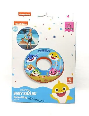 Baby Shark Inflatable Swim Ring Swimming Aid 2 Years + New • £5.99